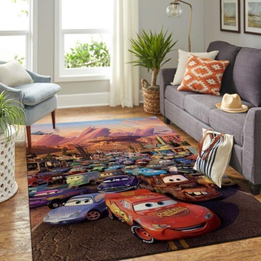 Cars-disney Movie Living Room Area Rug