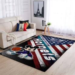 Charlotte Hornets Living Room Area Rug