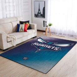 Charlotte Hornets Living Room Area Rug