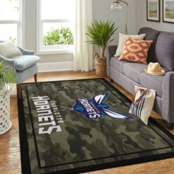 Charlotte Hornets Living Room Area Rug