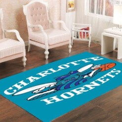 Charlotte Hornets Living Room Area Rug