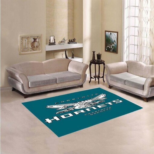 Charlotte Hornets Living Room Area Rug