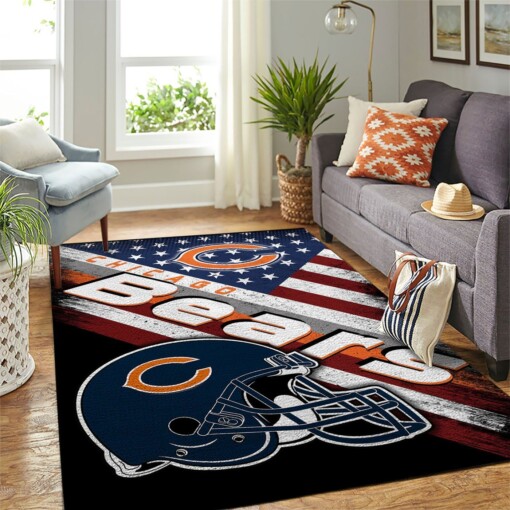 Chicago Bears Living Room Area Rug
