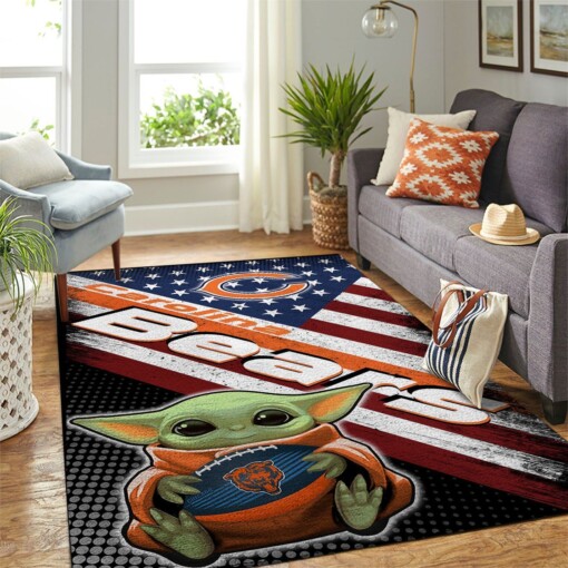 Chicago Bears Living Room Area Rug