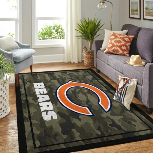 Chicago Bears Living Room Area Rug