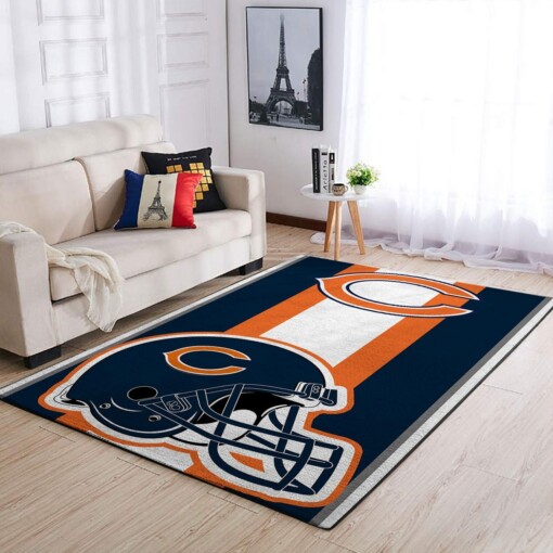 Chicago Bears Living Room Area Rug