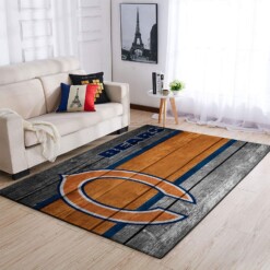 Chicago Bears Living Room Area Rug