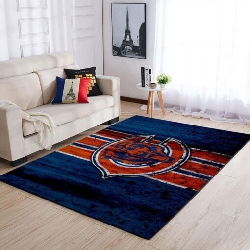 Chicago Bears Living Room Area Rug