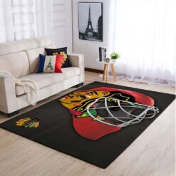 Chicago Blackhawks Living Room Area Rug