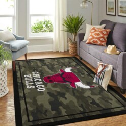 Chicago Bulls Living Room Area Rug