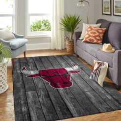 Chicago Bulls Living Room Area Rug