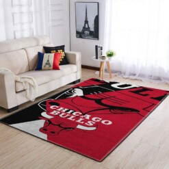 Chicago Bulls Living Room Area Rug