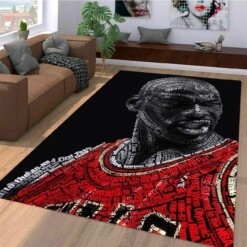 Chicago Bulls Living Room Area Rug