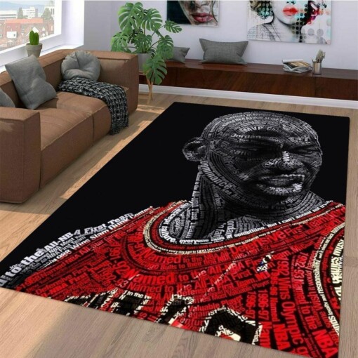 Chicago Bulls Living Room Area Rug