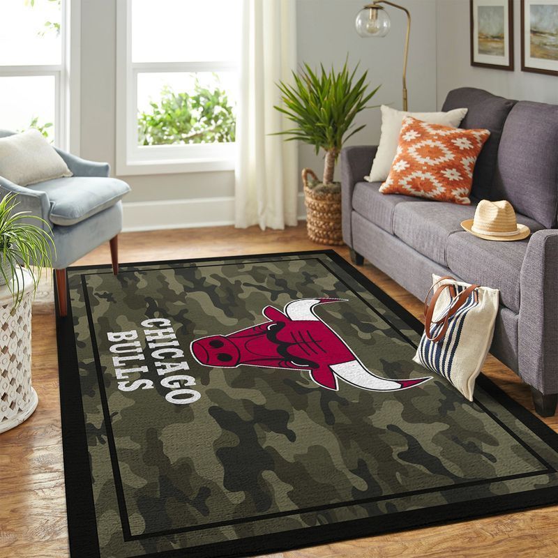 Chicago Bulls Living Room Area Rug