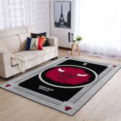 Chicago Bulls Living Room Area Rug