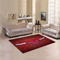 Chicago Bulls Living Room Area Rug