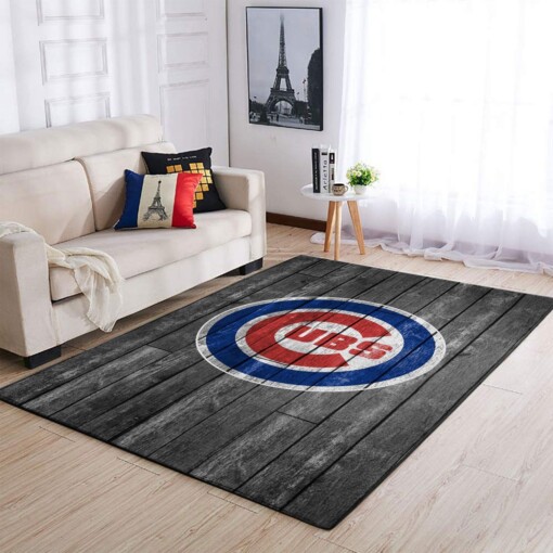 Chicago Cubs Living Room Area Rug