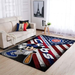 Chicago Cubs Living Room Area Rug