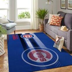 Chicago Cubs Living Room Area Rug