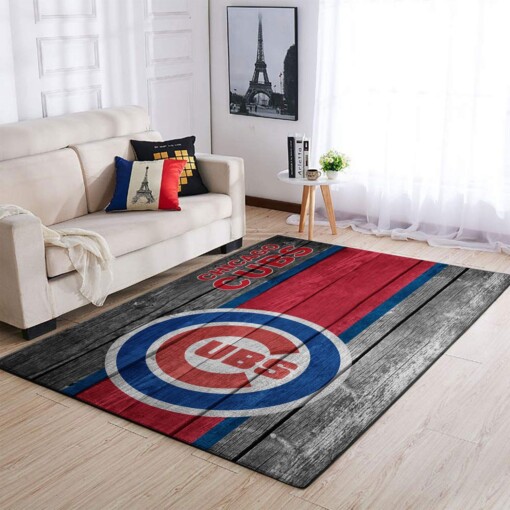 Chicago Cubs Living Room Area Rug