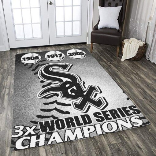 Chicago White Sox Living Room Area Rug