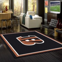 Cincinnati Bengals Living Room Area Rug