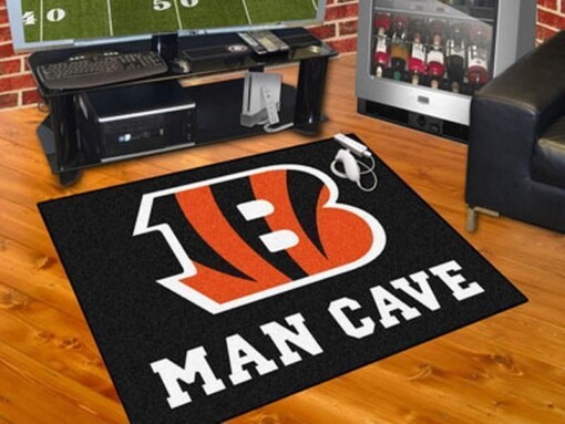 Cincinnati Bengals Living Room Area Rug