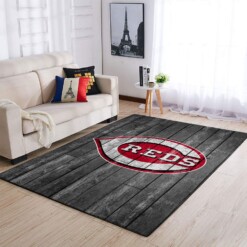 Cincinnati Reds Living Room Area Rug