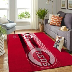 Cincinnati Reds Living Room Area Rug