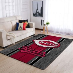 Cincinnati Reds Living Room Area Rug