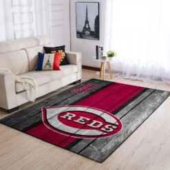 Cincinnati Reds Living Room Area Rug