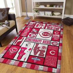 Cincinnati Reds Living Room Area Rug