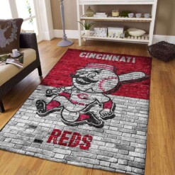 Cincinnati Reds Living Room Area Rug