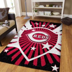 Cincinnati Reds Living Room Area Rug