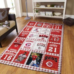 Cincinnati Reds Living Room Area Rug