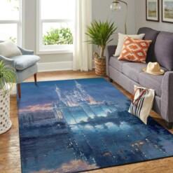 Cinderella Caslte Living Room Area Rug