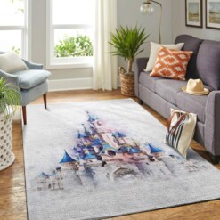 Cinderella Castle Living Room Area Rug