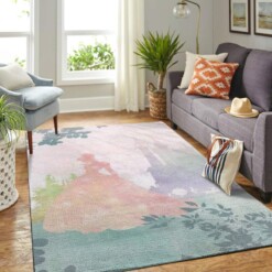 Cinderella In Beautiful Dress Living Room Area Rug