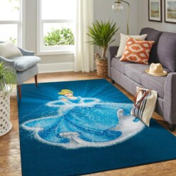 Cinderella In Beautiful Dress Living Room Area Rug