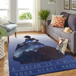 Cinderella In Beautiful Dress Living Room Area Rug