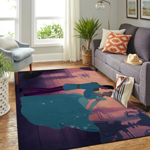 Cinderella  Prince Dancing Living Room Area Rug