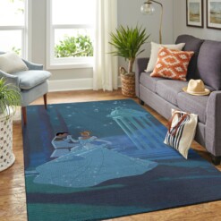 Cinderella  Prince Dancing Living Room Area Rug