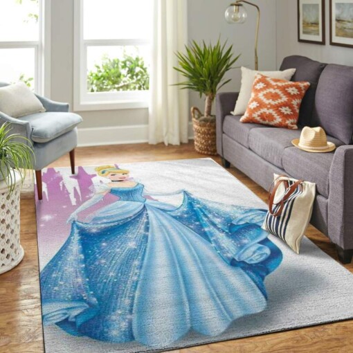 Cinderella Princess Living Room Area Rug