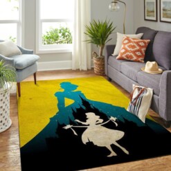 Cinderella Princess Living Room Area Rug