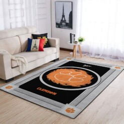 Clemson Tigers Living Room Area Rug