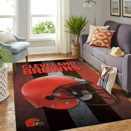 Cleveland Browns Living Room Area Rug