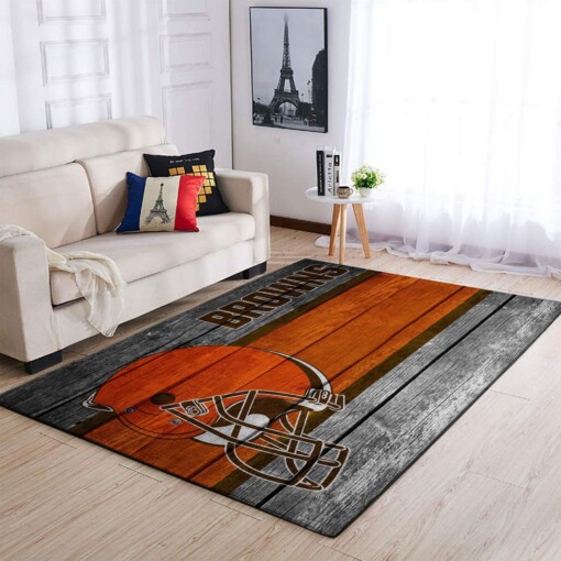 Cleveland Browns Living Room Area Rug