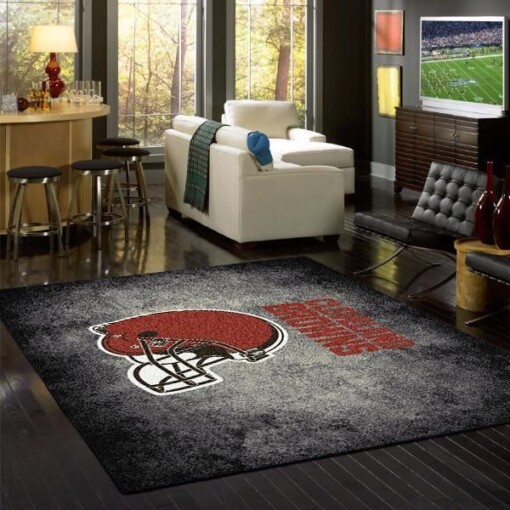 Cleveland Browns Living Room Area Rug