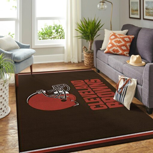 Cleveland Browns Living Room Area Rug